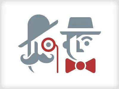Iconic Personalities character icon illustration vector vonster