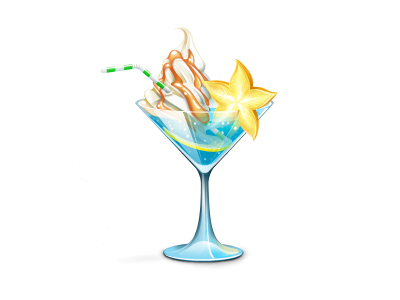 Cocktail cocktail gift glass ice cream icon yummi