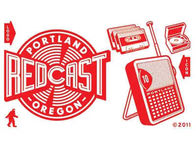 Redcast band bigfoot indie music old school oregon portland radio transistor