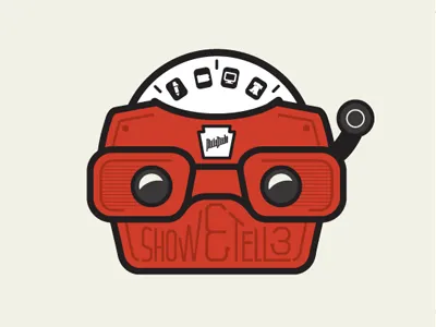 Show & Tell 3 design illustration philamade poster typography