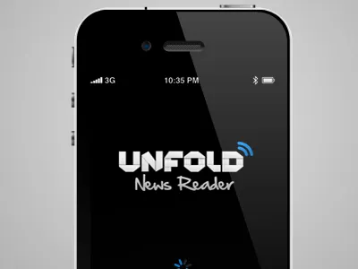 UI Load Screen ios loadingscreen news reader ui unfold