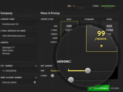 Eventify Account account admin dashboard eventify kodebyraaet settings stats