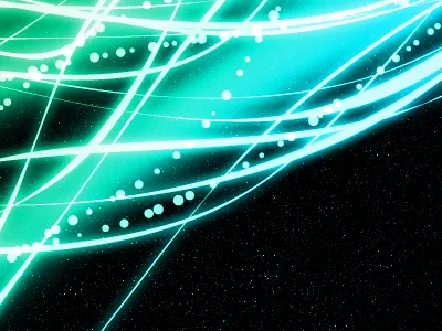 Introducing Wave abstract black cyan glow gradient vector wallpaper