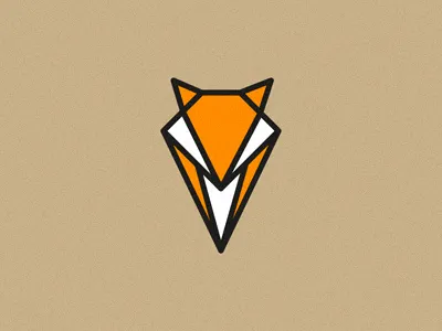 FOX animal branding fox geometric identity location logo mapping mark marker michael spitz michaelspitz pin