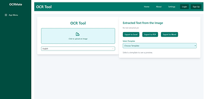 OCRMate is an image to text(Word, PDF, Excel) tool built in MERN