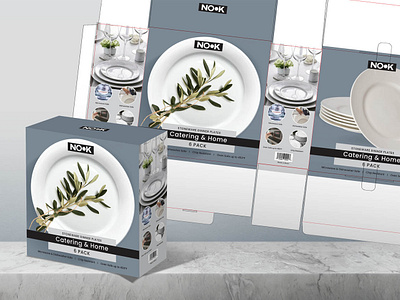 dinnerware packaging concept branding dinnerware packaging graphic design packaging design printing