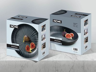 dinnerware packaging concept branding design graphic design packaging design printing