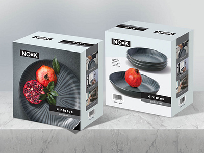 dinnerware packaging concept branding design graphic design packaging design printing