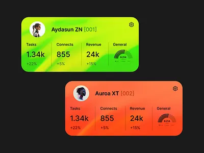 AI Agent Widget ai aiagent dashboard screen design ui design website widget