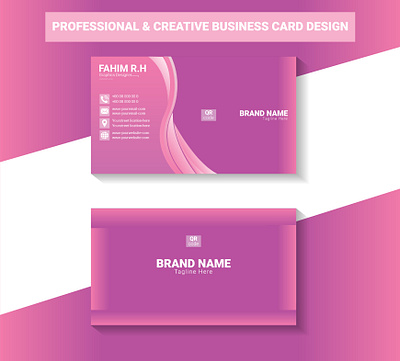 Creative Business Card Design brochure business card card flyer id card illustrator photoshop