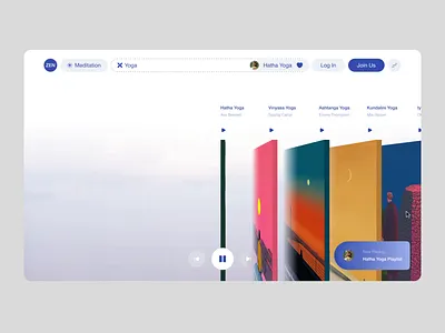 Meditation Apps Website album album cover doctor fitness gallery health landing landing page meditation mental health mindfulness music app photos player playlist slider slideshow web design wellness yoga