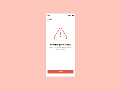 A no internet screen app design figma graphic design ui ux