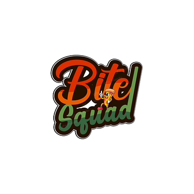 Bite Squad Restaurant Logo Design 3d branding design graphic design illustration illustrator logo logo design restaurant logo vector