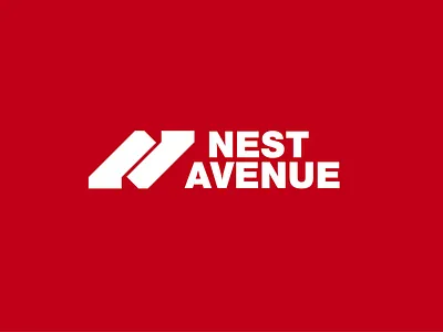 NEST AVENUE brand identity branding business logo design flat logo graphic design illustration logo professional logo