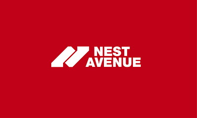 NEST AVENUE brand identity branding business logo design flat logo graphic design illustration logo professional logo