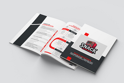 Snack Food Company Profile Design a4 brochure brochure design business brochure catalog design company profile food graphic design handout indesign lead magnet design magazine minimal brochure modern brochure print proposal snack snack masters user manuals workbook