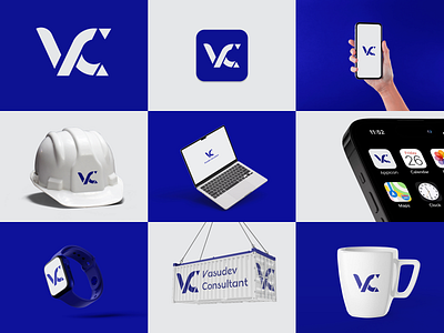 Logo & Brand Identity Design (Letter V+C Logo Design) brand brandguidelines brandidentity branding brandmark creativelogo graphicdesign graphicdesigners initialogo logo logodesign logolife logomark logotype minimal realestate tech logo design technology technology logo