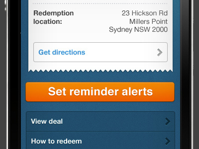 iPhone app UI app ios iphone sydney ui