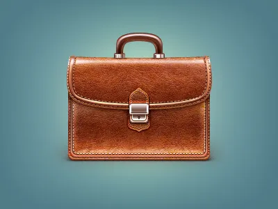 Briefcase briefcase business elegance leather richness seam