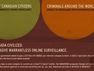 Stop Spying - Concept 1 sketch canada openmedia.ca political poster retro typography vintage