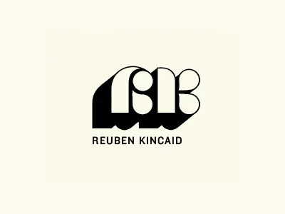 Rk2 identity letter logo rk
