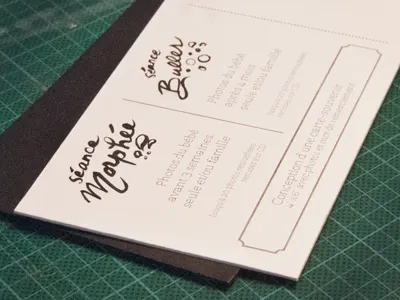Giftcard handwriting ink typography