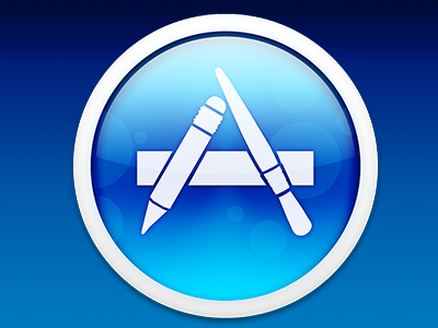 App Store Icon app app store blue icon mac store white