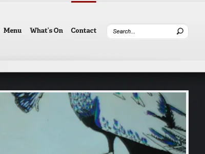 Website Nav Design adelle design gradient grey pattern search ui web