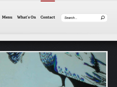 Website Nav Design adelle design gradient grey pattern search ui web