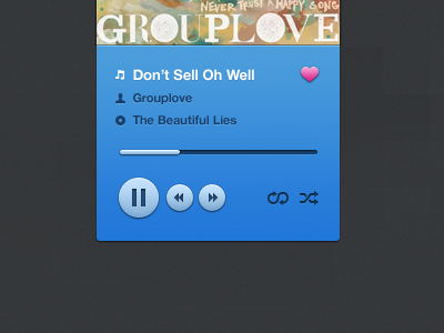 Grouplove blue player webapp