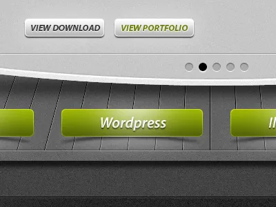 3D Portfolio Layout - PSD File 3d layout photoshop portfolio tutorial web