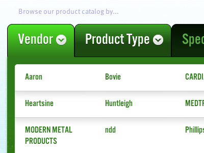 Open, active and normal tabs active button drop down menu nav tab ui