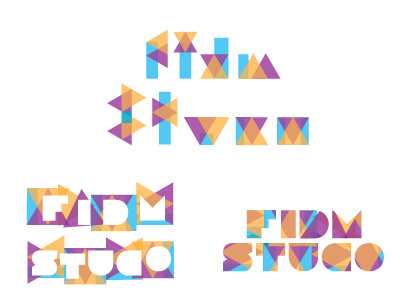 F.I.D.M. Stuco brain concept identity illustration logos