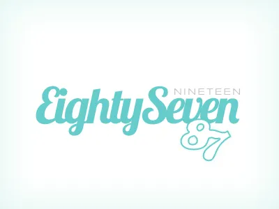 Nineteen '87 akzidenz grotesque extended lobster ziggurat