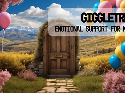 GiggleTree animation app mobile prototype ui