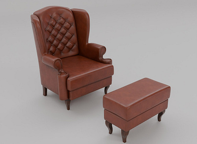 Lounge Chair 3d 3d artist 3d illustration blender branding chair design furniture illustration lounge