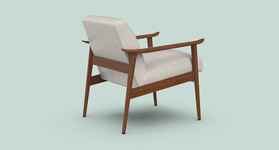 Modern Arm Chair 3d 3d artist 3d illustration arm blender chair design furniture illustration modern