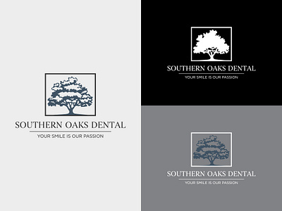 Southern Oaks Dental logo branding dentist design graphic design logo