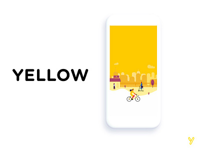 Case review - Yello bike. casereview design illustration ui ux wallet