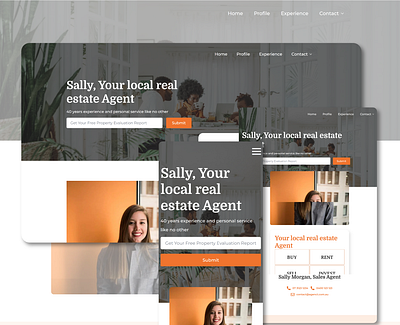 Real Estate Agent - Website Design design web design website wordpress