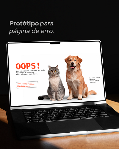 Prototype of error 404 screen brasil brazilian dailyui dailyuichallenge ui ux