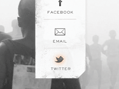 Subtle Hover States branding landing page running web design