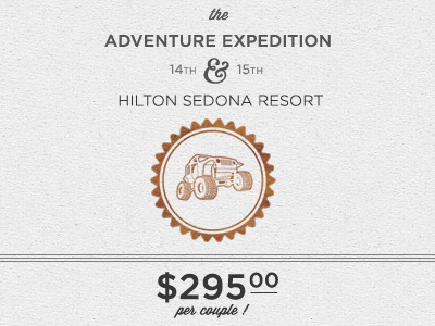 Adventure Expedition design gotham logo orange outdoors paper sedona typography white wisdom