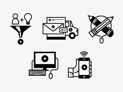 Services Icons branding icons identity illustration