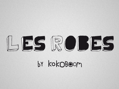 Les rôbes by Kokoboom khokh olga olga khokh olga xox typo xox