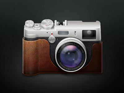 Fujifilm X100 Icon camera detailed fujifilm icon lens wip x100