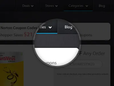 Finishing up the menu dark design detail menu web website