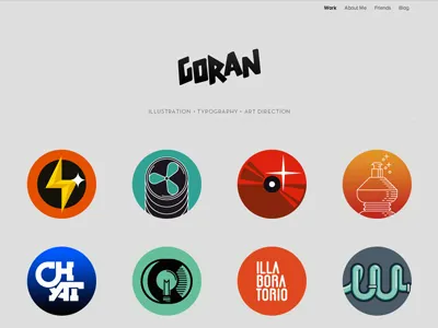 Online Portfolio goran home index online portfolio web website work