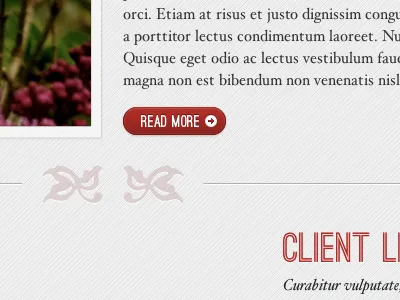 Article button pattern read more red texture