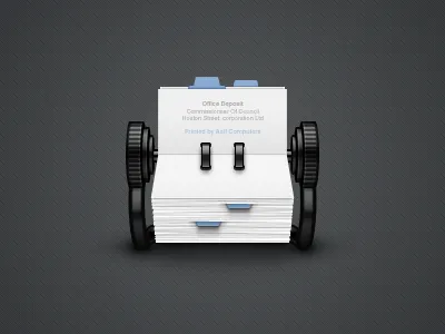 Rolodex paper plastic rolodex